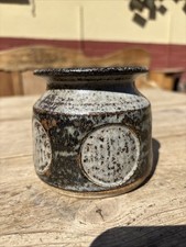 vintage studio pottery vase or