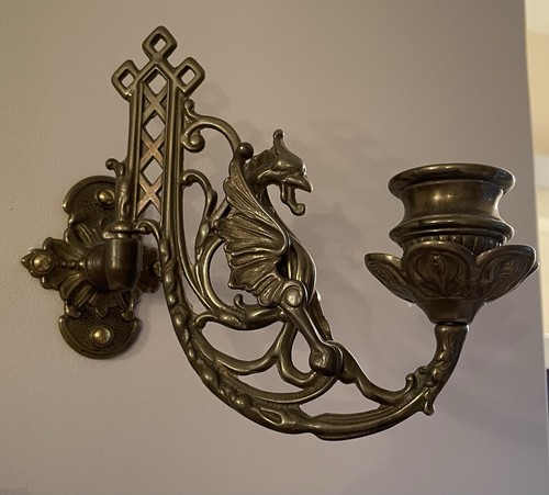 Vintage ornate brass - 2,