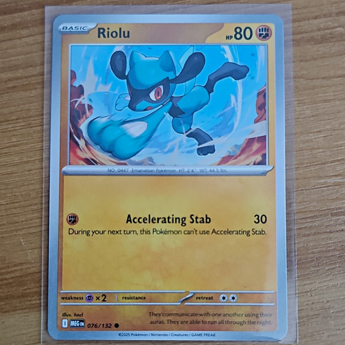 Pokémon tcg riolu 076 - tcg,