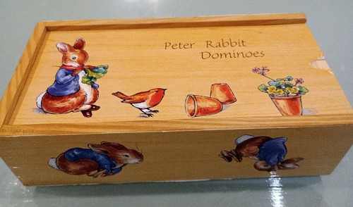 Peter rabbit wooden dominoes - peter,