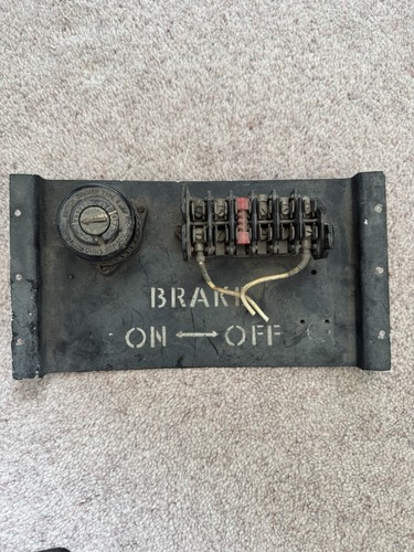 Raf chipmunk cockpit panel - raf,