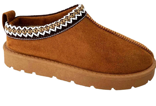 Womens ladies slip slippers - on,