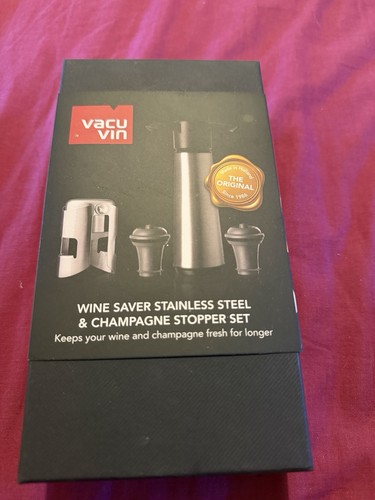 Vacuvin wine saver and - wine,
