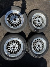 Mazda Rx7 Fc  15” BBS Wheels Complete With Centre Caps 5x114.3 