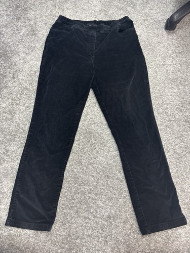 Damart black cotton corduroy - damart,