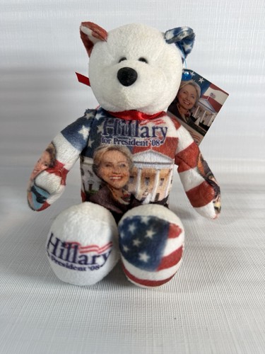 2008 plush hillary clinton - hillary, for
