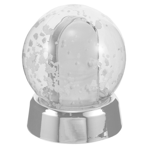 Holiday photo snow - globe, empty