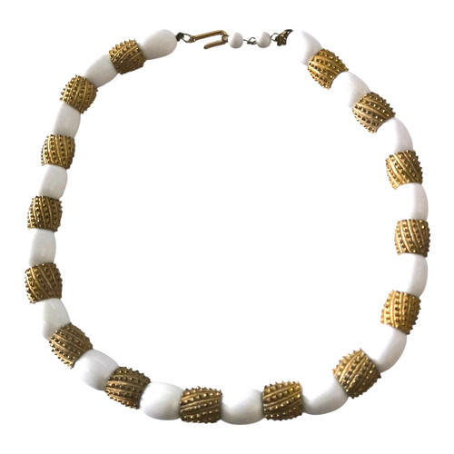 Vintage crown trifari white - vintage,