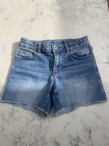 Girls zara blue denim shorts - girls,