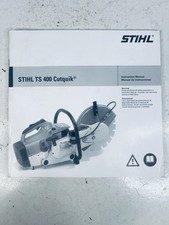 STIHL TS400 Cutoff Saw Owner's