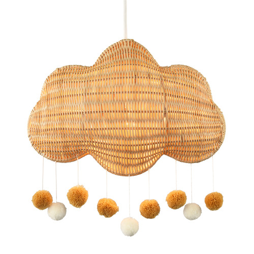 Cloud shaped childrens rattan - cloud,