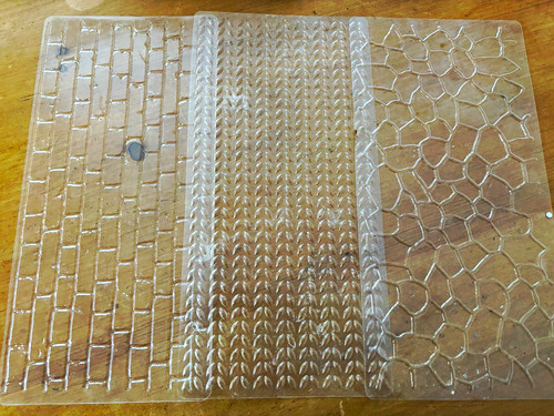 Plastic embossing stencils - embossing,