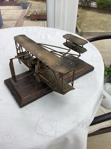 Antique model wright bros - model, of