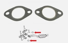 2x Exhaust Gasket For BMW 320i