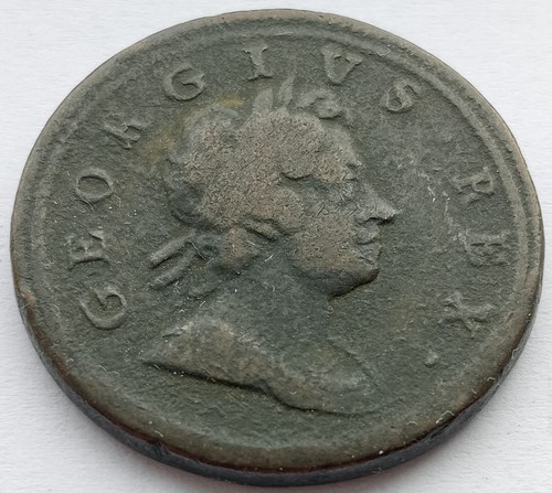 1718 george iii halfpenny - george,