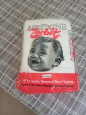  Vintage Zorbit terry nappies 