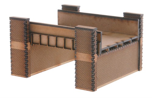 Br001 twin track rail bridge - rail,