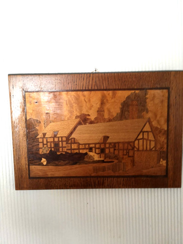 Marquetry picture tudor - picture,