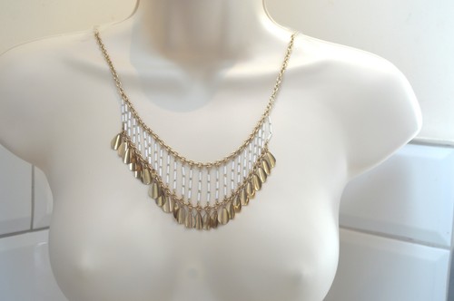 Oasis gold tone bib necklace - oasis,