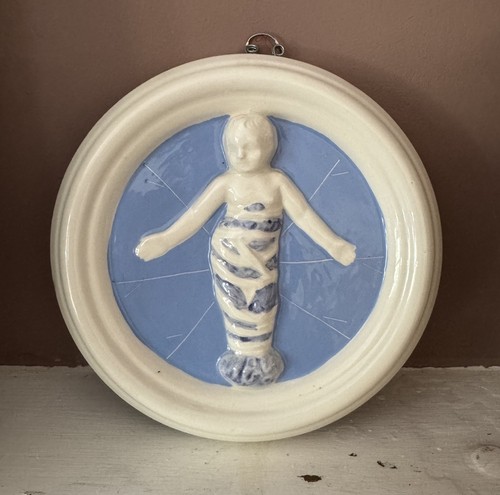 Vintage italian ceramic wall - ceramic,