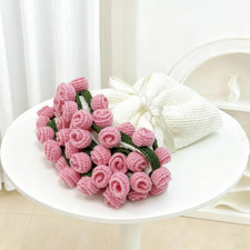 47-Inch round Crochet Rose