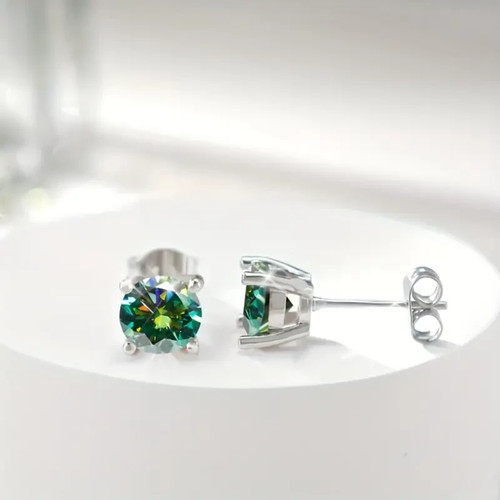 1ct blue green - 1ct, stud