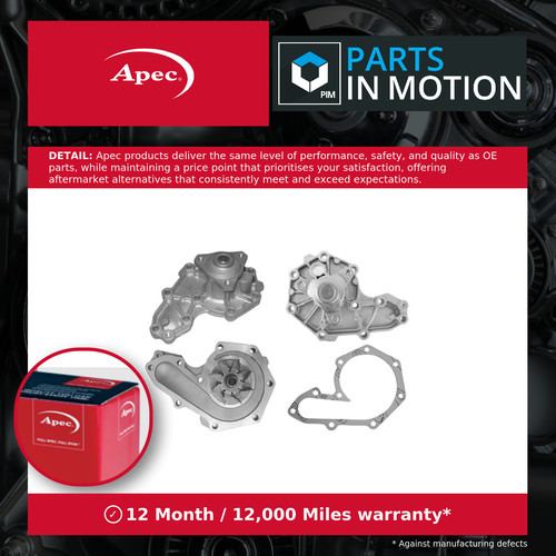 Water pump fits volvo - pump, mk1