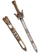 BRONZE SWORD WITH SCABBARD AND