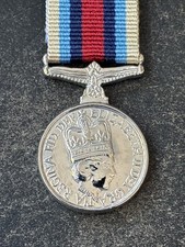 Afghanistan Operational Service British Medal Miniature Dress Medal With Ribbon