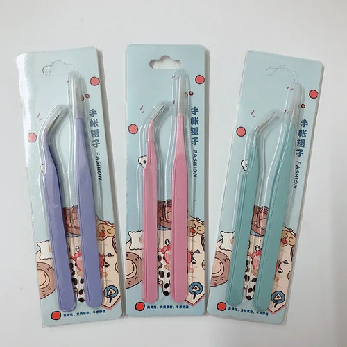 2pcs tweezers scrapbook - tweezers,