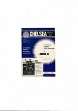 Chelsea v London X1 John Mortimore Testimonial Football Programme 1966/67