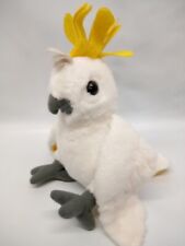 Wild Republic Soft Toy Cockatiel. No Tag Only Labels. 21cms High. White. Bird.