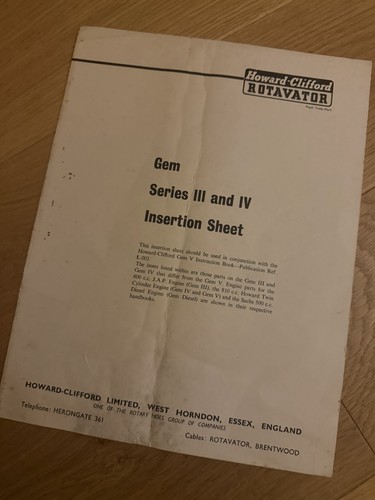 Howard gem manual - gem,
