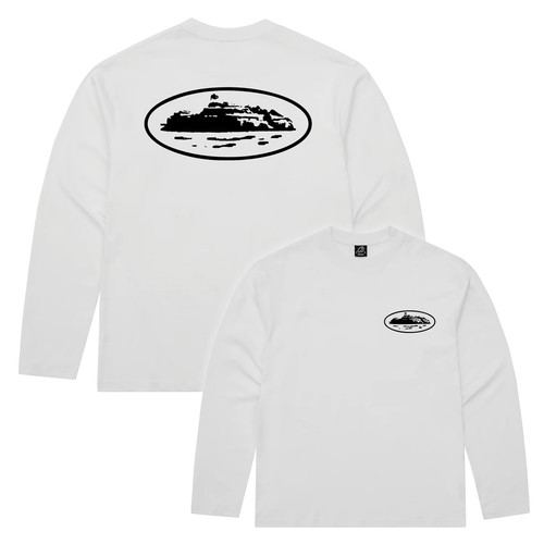 Corteiz island tee white - island,