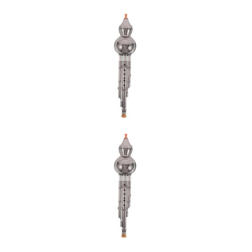 Portable silverplated hulusi - silverplated,