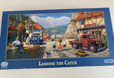 Gibsons Landing The Catch 636 Piece Jigsaw Puzzle Complete VGC