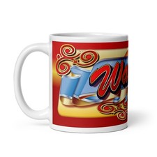 WALTZER TEA MUG White - FunFair Fairground Art Fairground Ride Coffee Mug