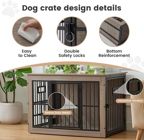 Dog crate furniture heavy - furniture,