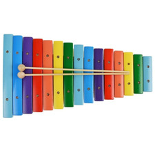 Rainbow Wooden Xylophone 15