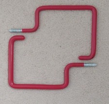 Pair of large J Storage garden/bike/ladder/hanging brackets - 15cm.