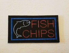 Mini fish chip shop sign - mini,