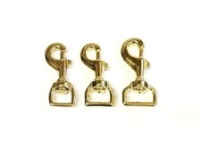 12mm 16mm 20mm 25mm Solid Brass Trigger Clip Hook Heavy Duty x1 Horse Dog Lead