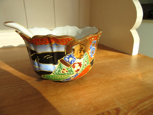 Japanese satsuma ware bowl and - satsuma,