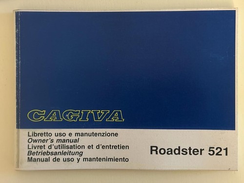 Cagiva roadster 521 use and - cagiva,