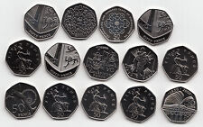 Fifty Pence Coins 50p 2000 to 2025 Choose your Year - Brilliant Uncirculated