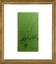 GREETING CARD OF JEAN-PAUL LE