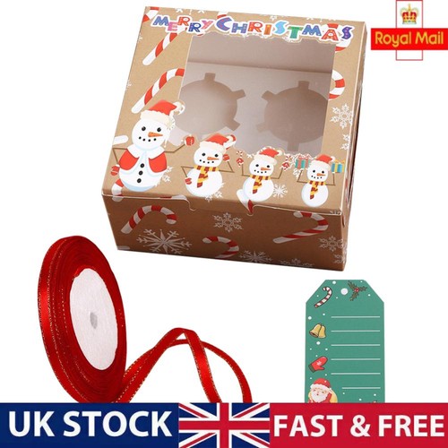 24pcs christmas cupcake - cupcake, boxes