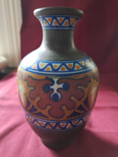 Gouda Pottery Vase Candia Vintage 1921 Immaculate Condition 18cm tall
