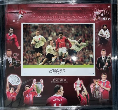 Signed framed ryan - signed,