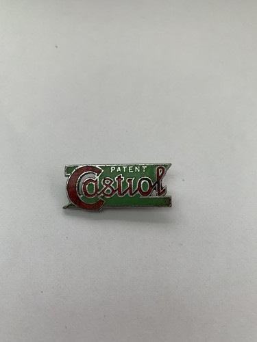 Vintage castrol patent enamel - vintage,
